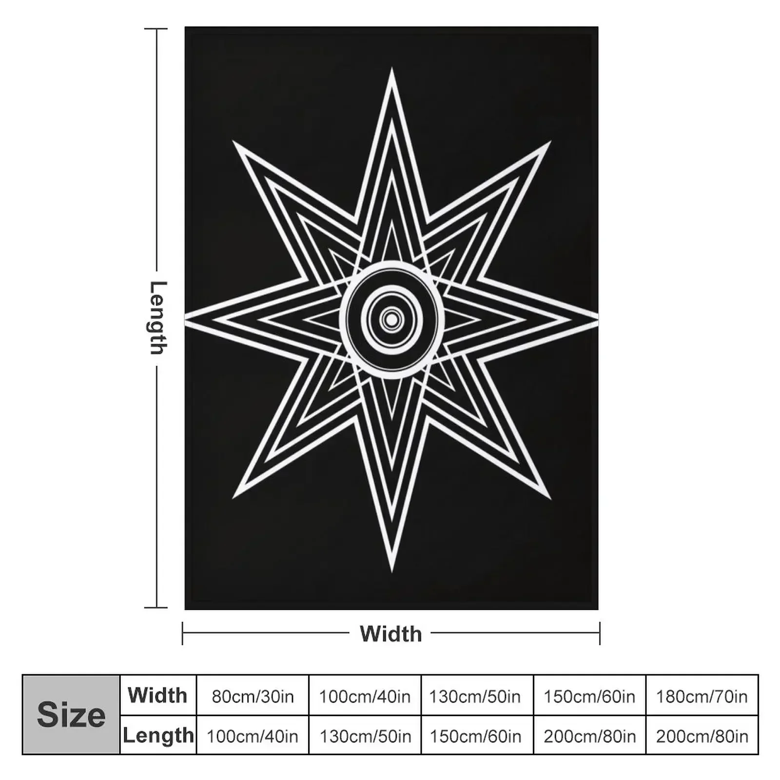 Star of Ishtar Throw Blanket halloween Luxury Brand Blankets