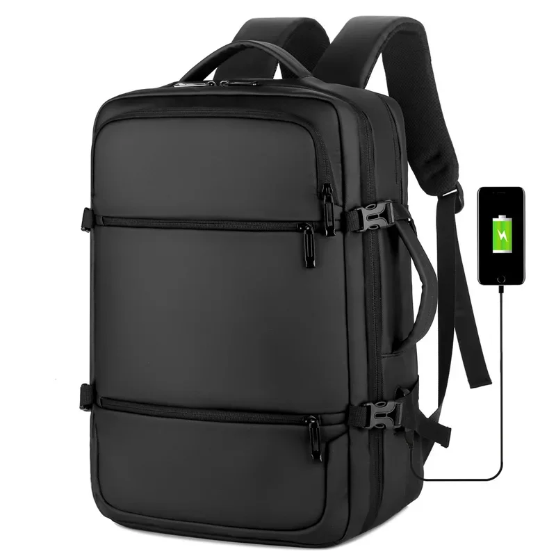 2025 New Fashion 15.6 Inch Laptop Backpacks Men Multifunctional Waterproof Backpacks Male Usb Charging Travel Bagpack
