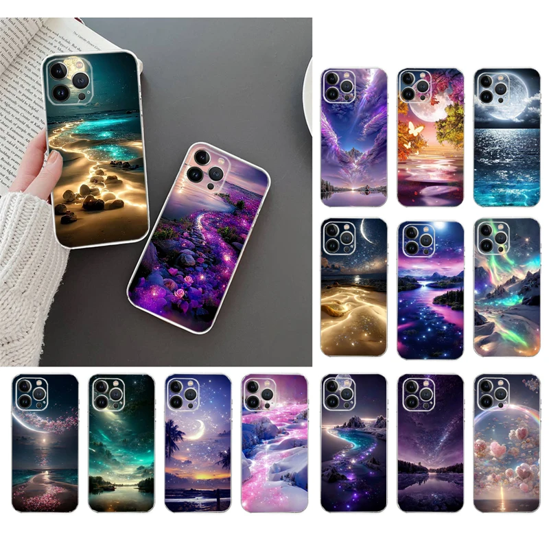 حافظة هاتف لهاتف آيفون 17ProMax Air 16 15 14 13 Pro Max 15 16 Pro 15Plus منظر طبيعي جميل #2