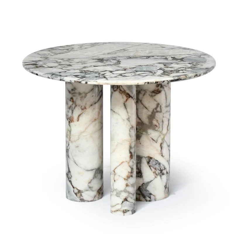 

Легкий роскошный обеденный стол из белого натурального мрамора со слоном, вилла, океанская буря, роскошный каменный обеденный стол