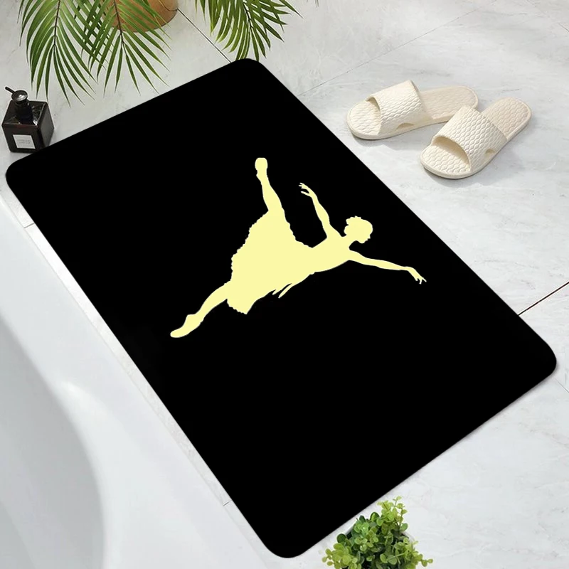 Customized Dance Art Doormat Short Plush Soft Living Room Bedroom Carpet Non-slip Absorbent Bathroom Kitchen Floor Mats