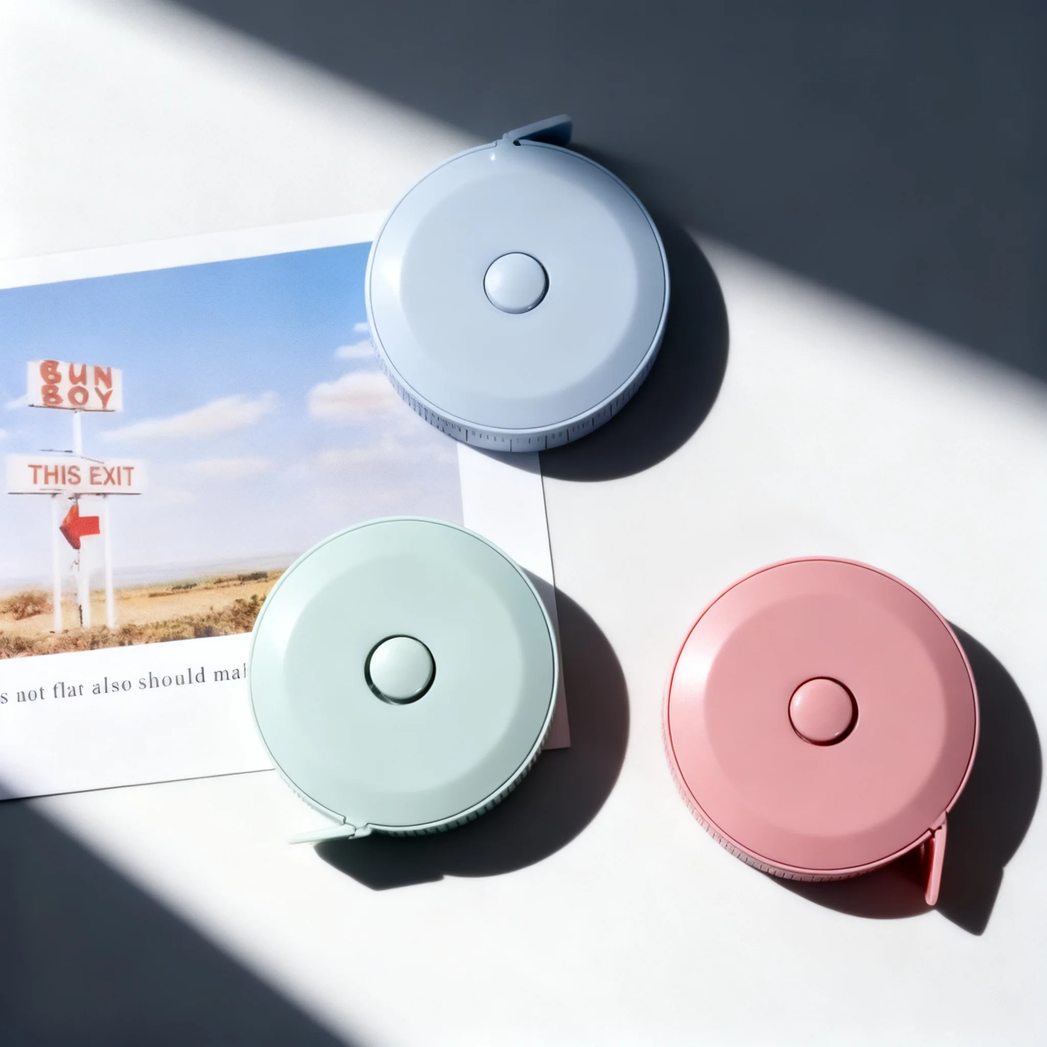 Macaron Color Mini Soft Tape Measure, Automatic Retractable Portable Measuring Tape for Body & Sewing Craft