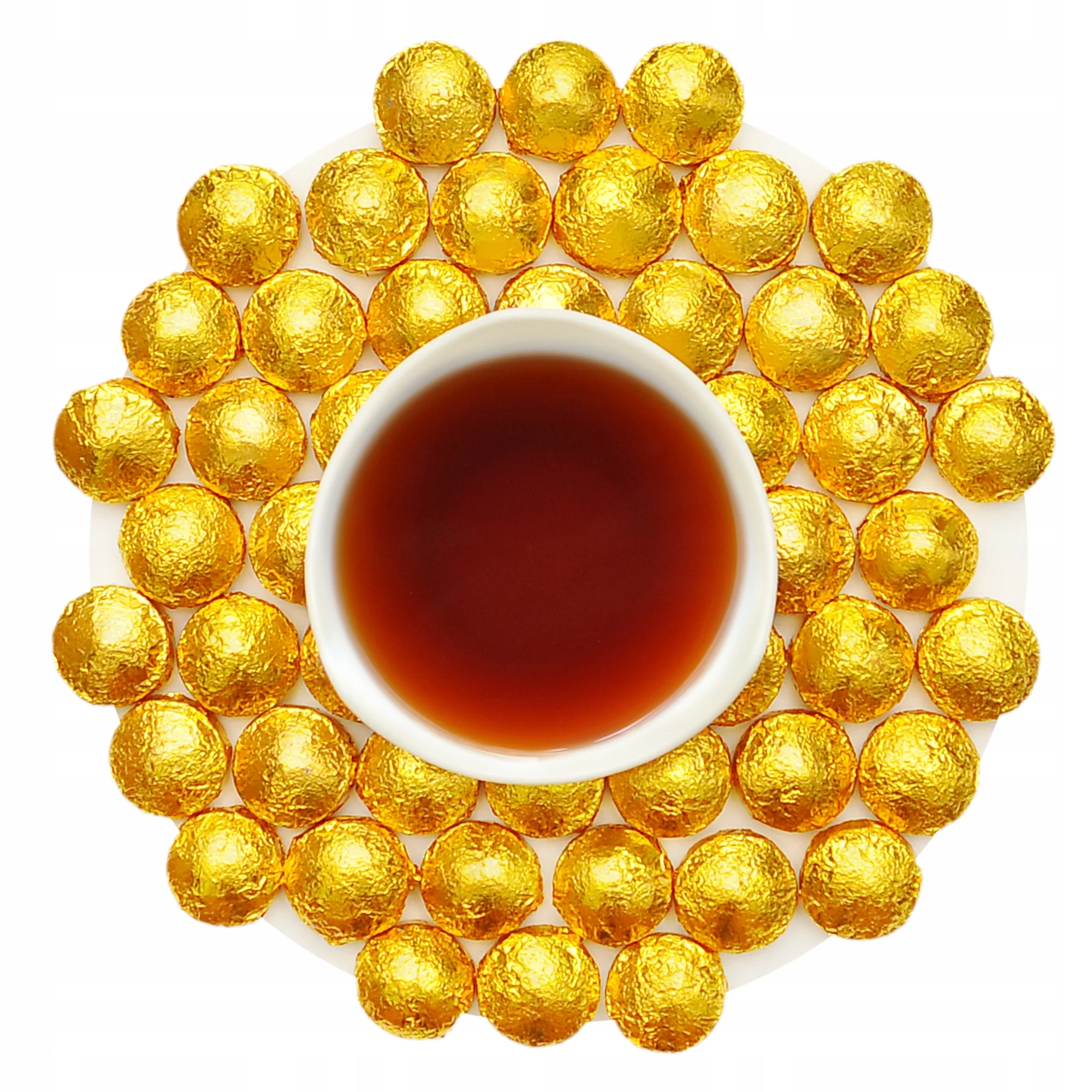 Thee Rood PU ERH TUOCHA GOUD 100g