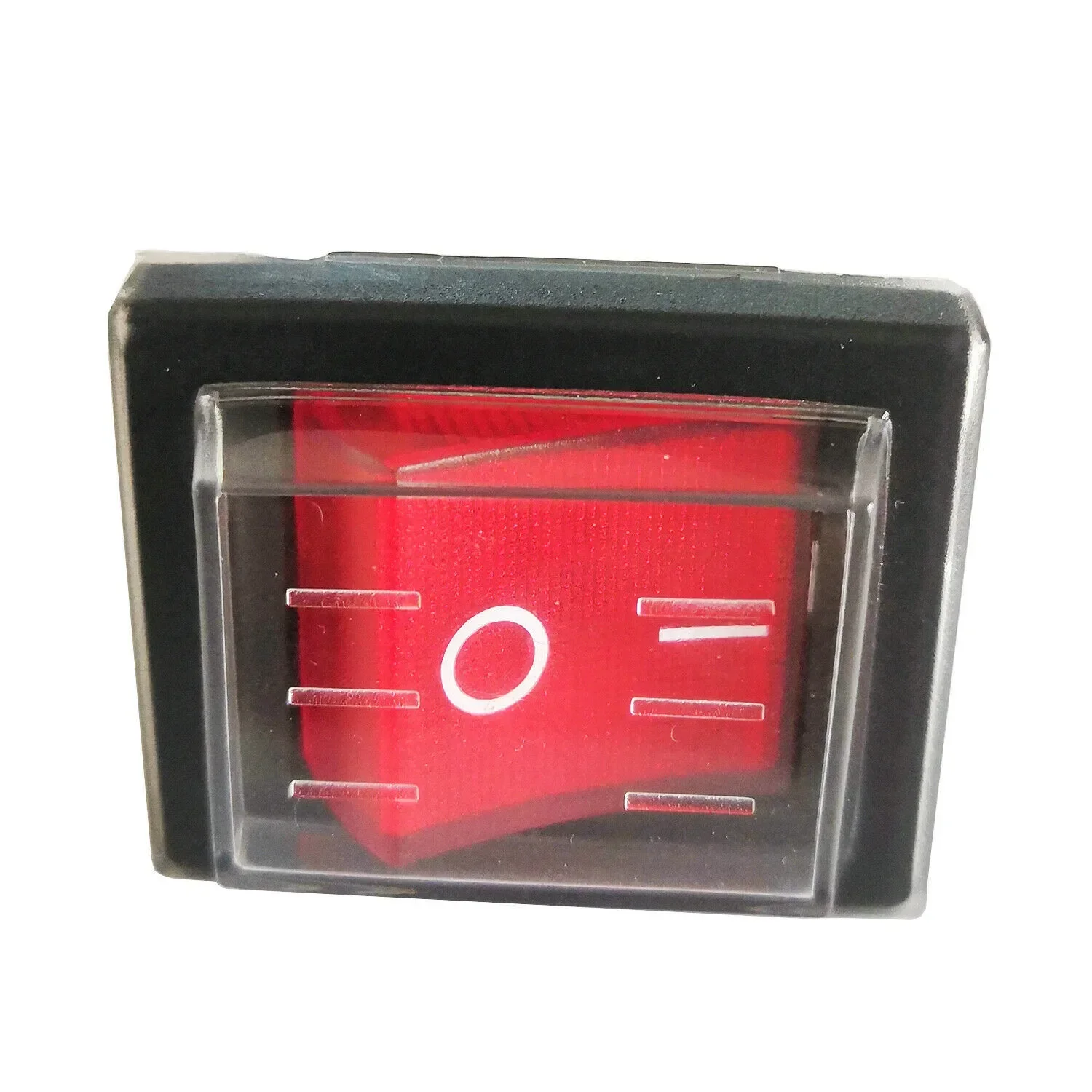 KCD4 RED 2 Position 4 Pins Power Pump ON OFF Illuminated Rocker Switch 16A 250VAC / 20A 125VAC For Commercial Appliances