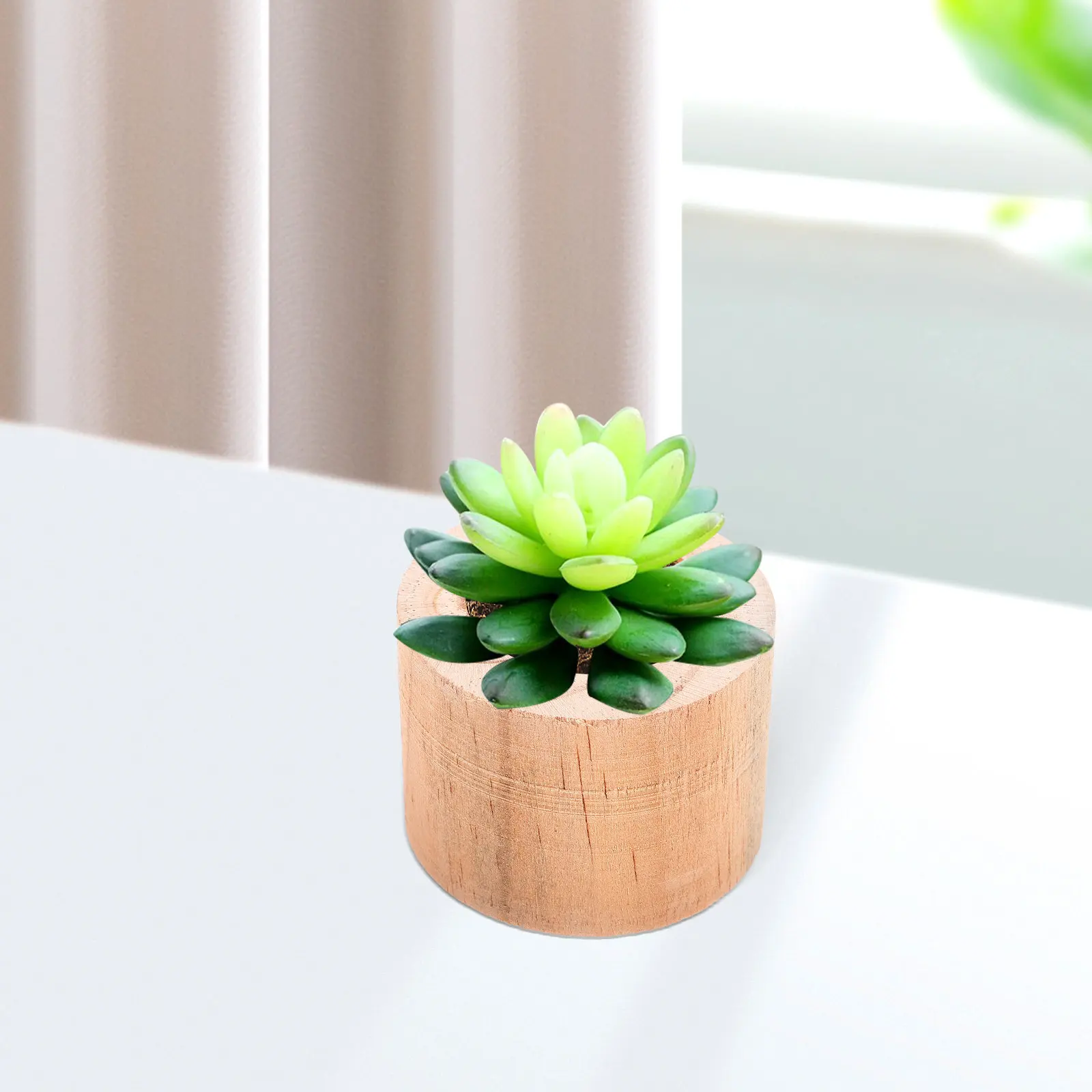 6pcs Wooden Flower Planter Box for Outdoor Plants – Desktop & Balcony Garden Decor