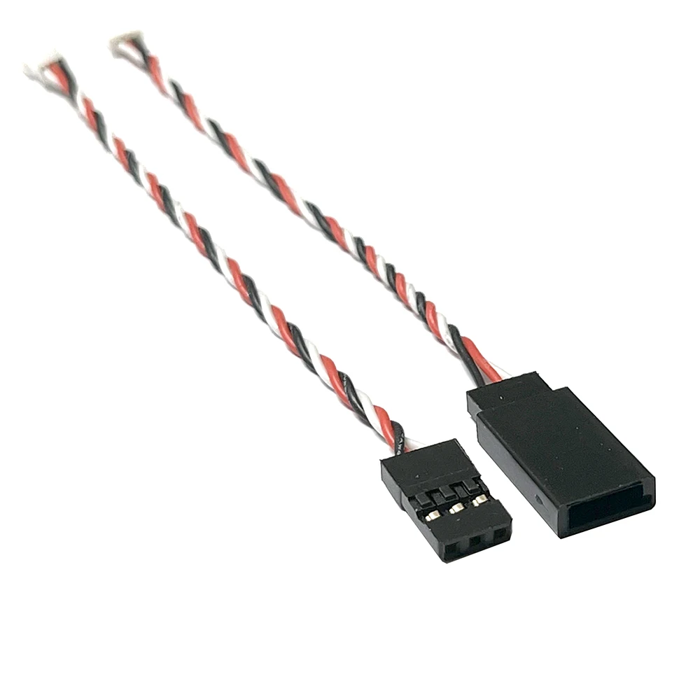 JST-Mini receptor de cable Servo, convertidor de enchufe para modelo de juguete RC, 2 piezas, 1,25mm, 3 pines, macho, hembra y estilo JR