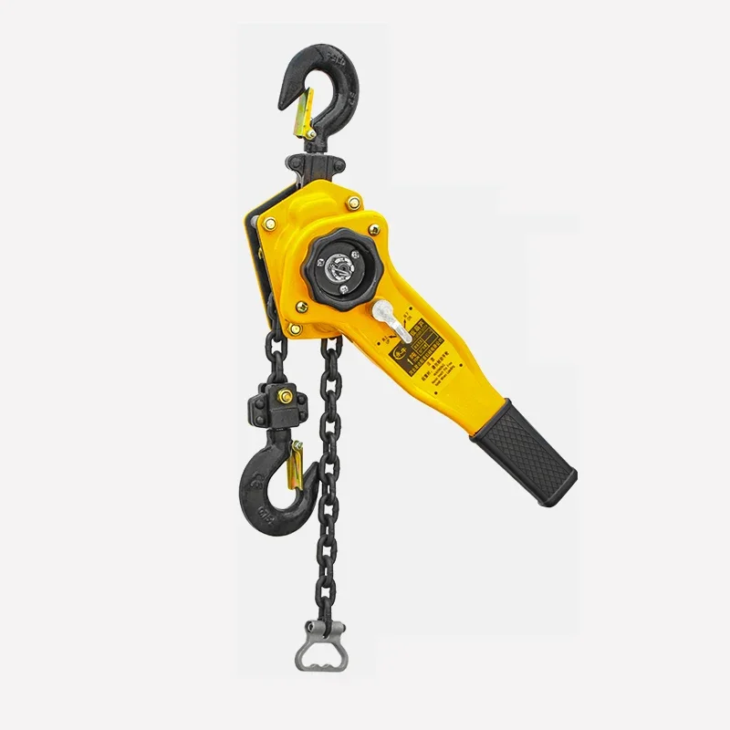 0.75T 1T Manual Manganese Steel Hook Small Hand Chain Lever Hoist Manual Traction Hoisting Tool