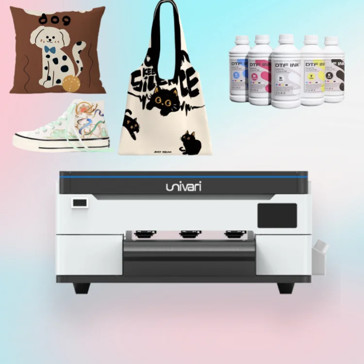 

Fast Shipping Dtf Printer Any Fabric Printing Single Xp600 A2 A3 Dtf Printer Printing Machine 30cm with Shaker Powder Machine