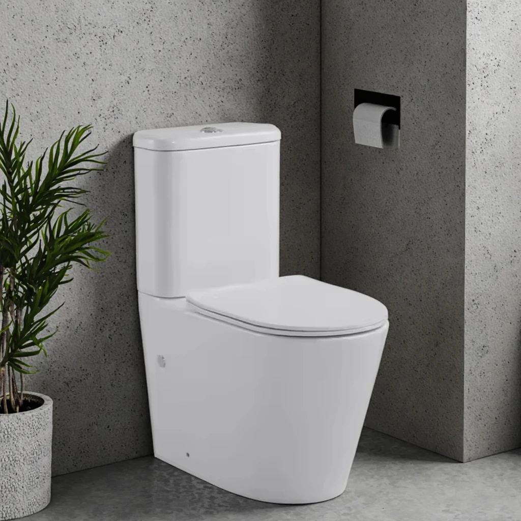 

Туалетные изделия Австралии, сантехника, туалетный шкаф, стирка воды, керамический туалет для ванной комнаты без оправы, двухсекционный туалет