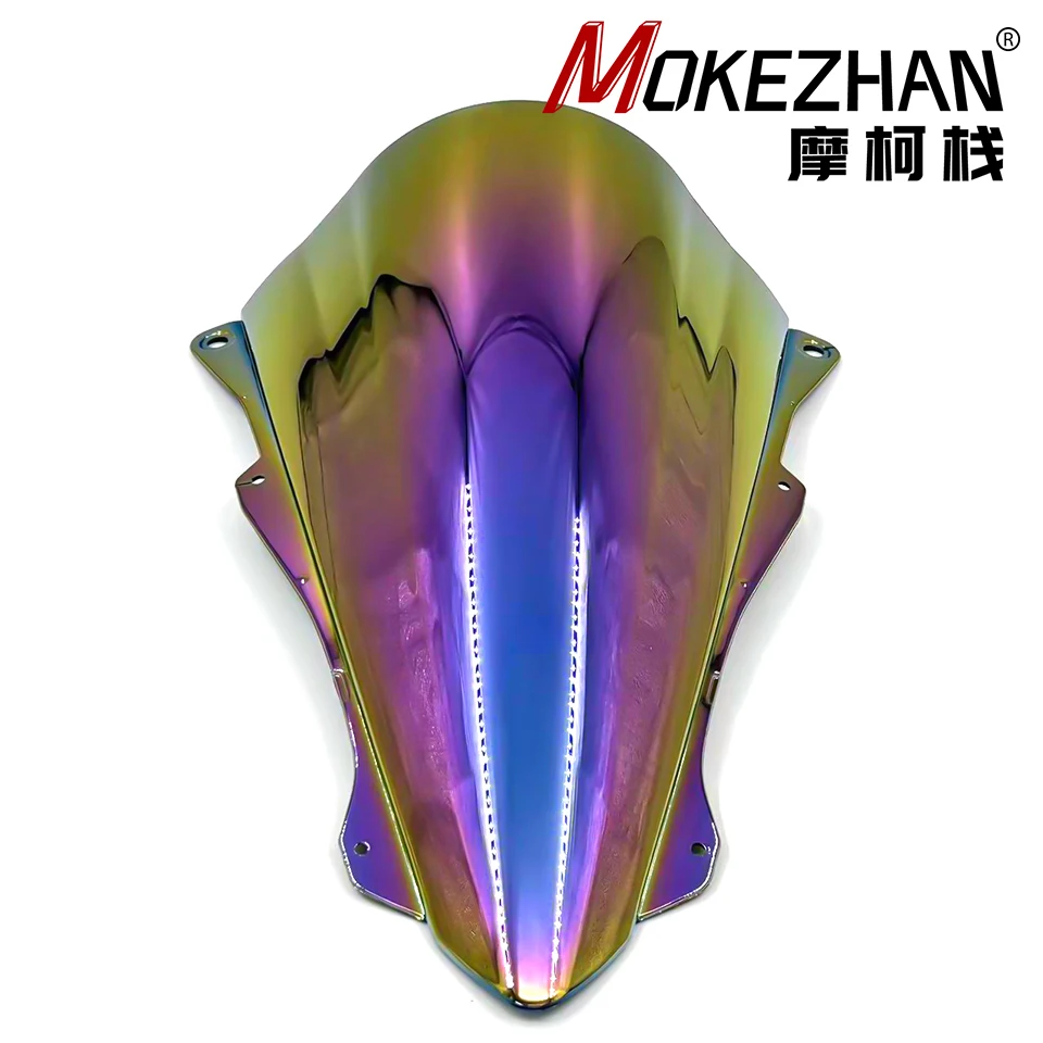 NEW Colors Double Bubble Viser Windshield For Kawasaki Ninja ZX-4RR ZX4RR ZX-4R ZX4R ZX25R ZX-25RR 2023 2024+ Windscreen