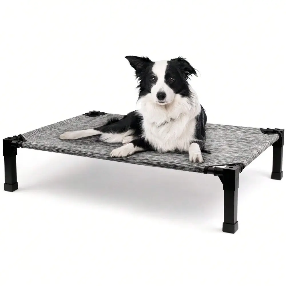 

Dog Supplies Pet Furniture And Beds Dog Bed Elevated Dog Bed, Raised Dog Bed With Washable Breathable Mesh And Metal Frame, Port