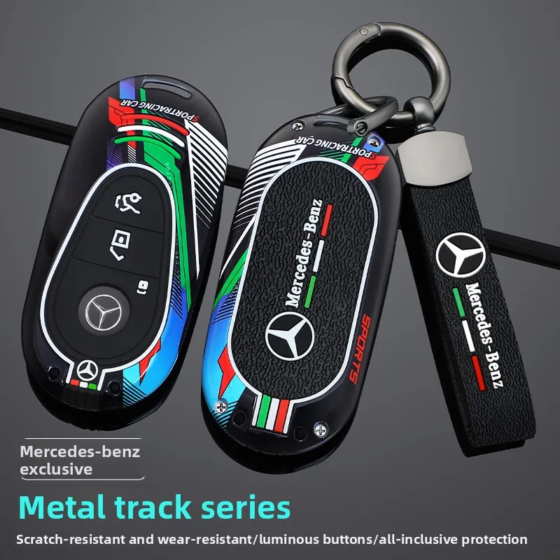 

For Mercedes Benz C S Class W223 W206 S260L S350L S400L S450L S500L for Maybach S480 S580 2020 2021 2022 Car Key Case Cover