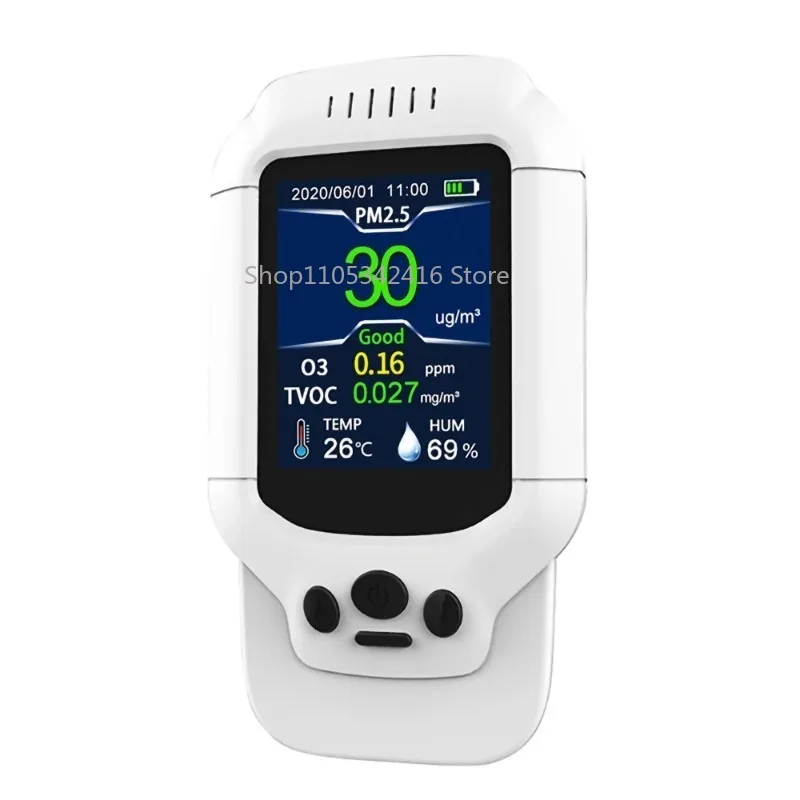 Portable O3 Gas Detector Ozone PM2.5 Meter Indoor Outdoor Air Quality Monitor Analyzer Testing Equipment OEM ODM view 3
