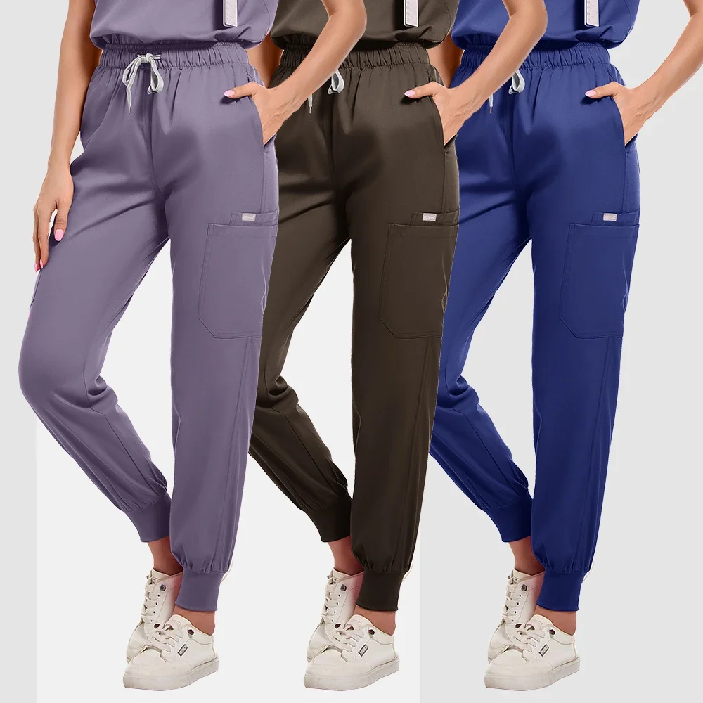 Vícebarevná křoviny uniforma krátký rukáv tops+pants kojící uniforma ženy zvířátko krám doktor drhnout medicinální chirurgie workwear drhnout sada