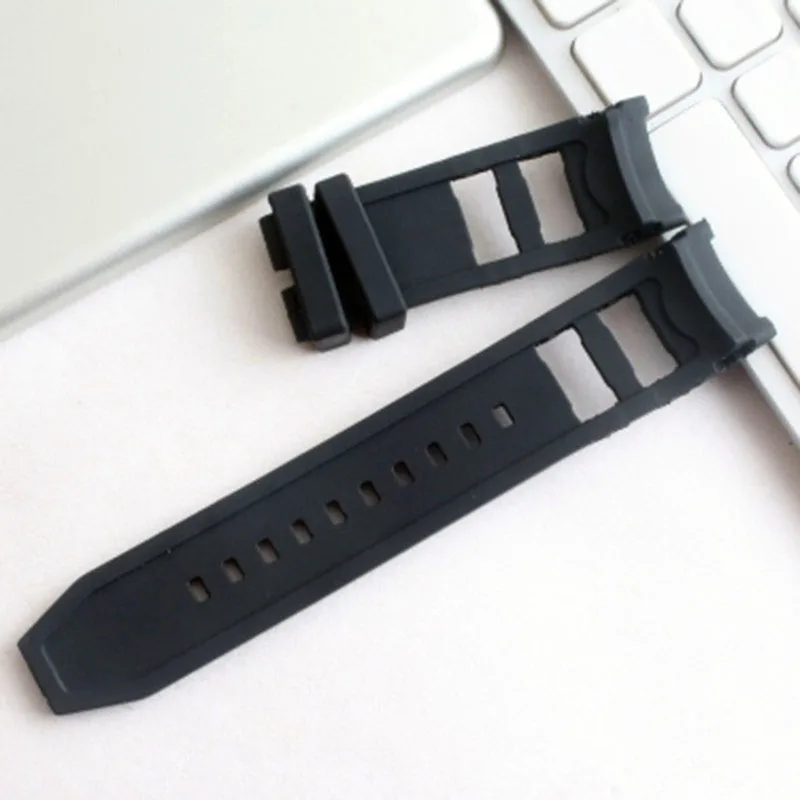 Watch band 26mm quality silicone bracelet black soft strap fit for Russian INVICTA Rubber Watch band Accessories