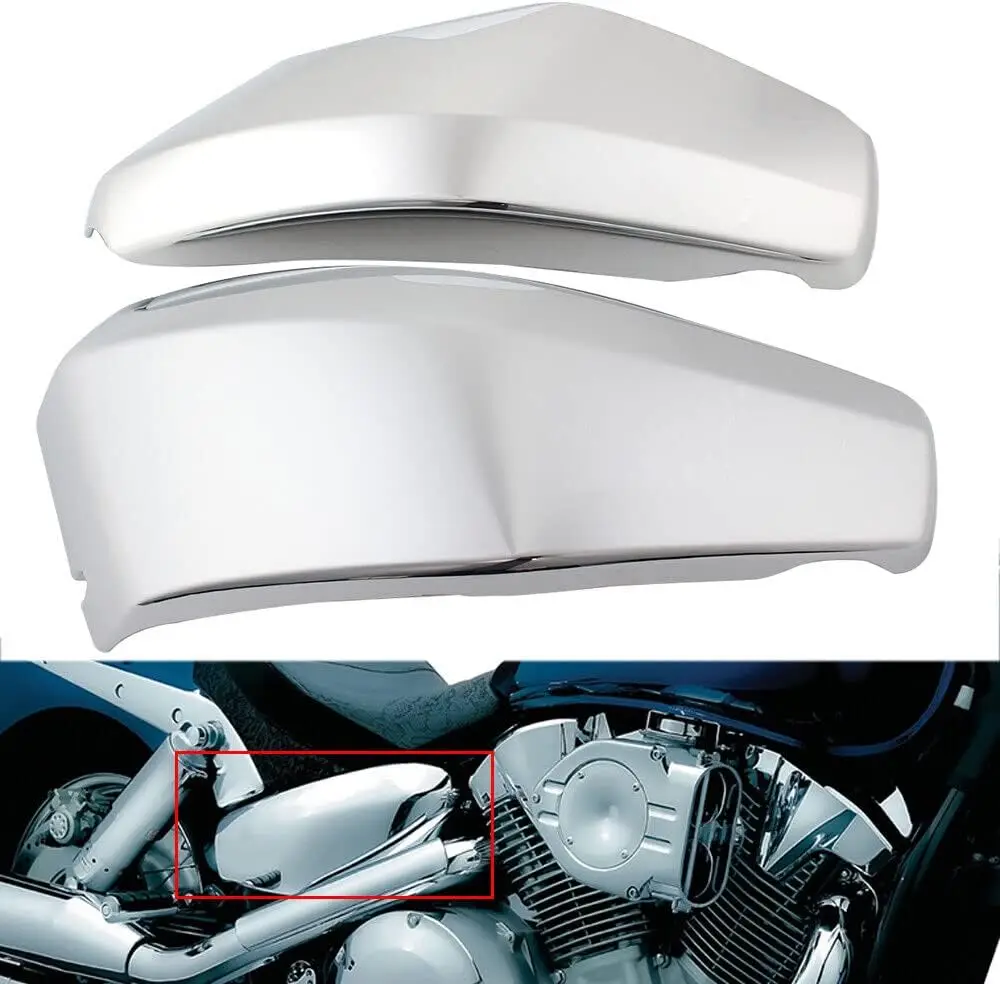 

1 Pairs Motorcycle Side Battery Cover Protector Compatible For VTX 1300 R/Metro S/Spoke C/Custom T/Tourer Models 2003-2009