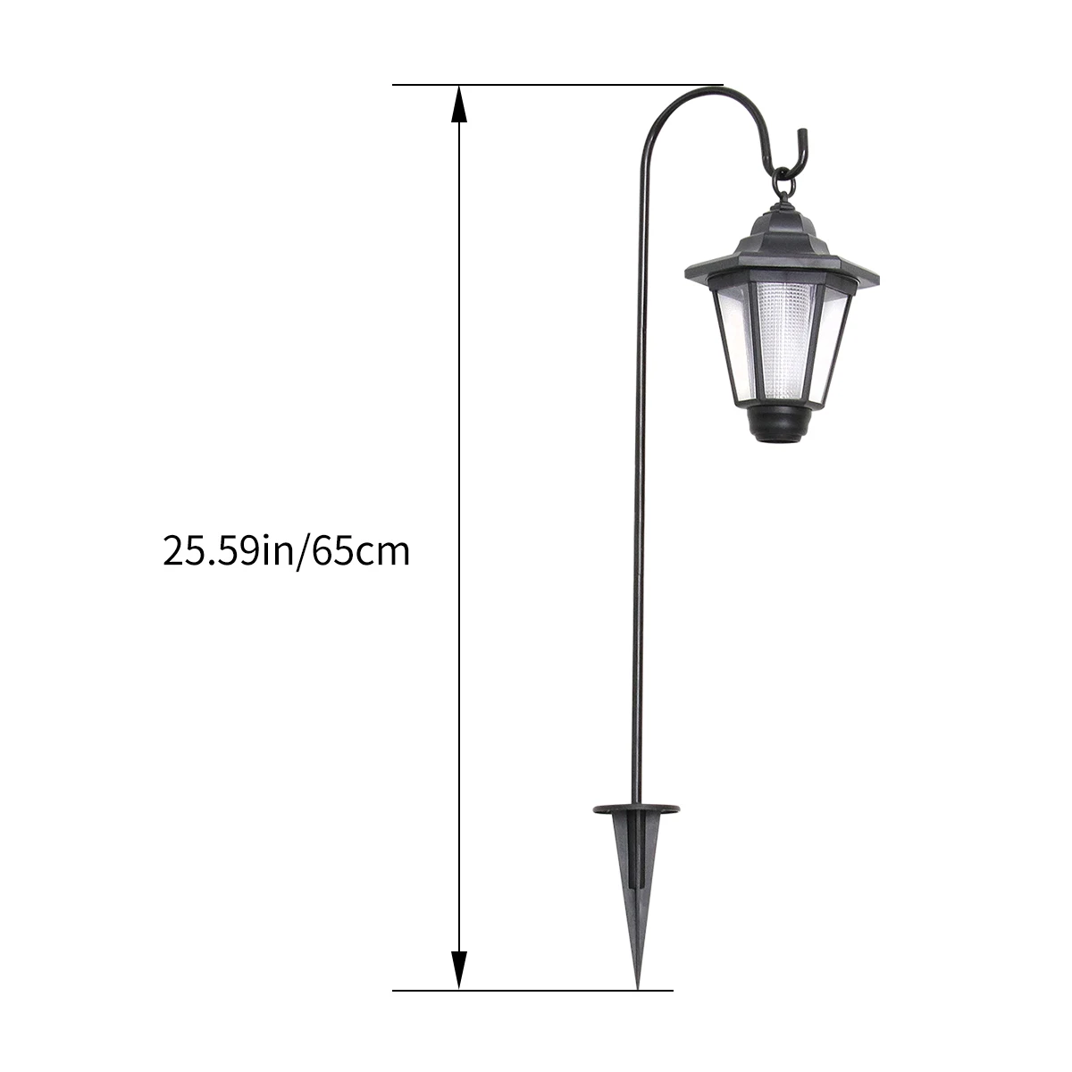 

Solar Hexagonal Garden Landscape Ground Plug Garden Light Lawn Lamp IP44 Waterproof Plastic Solar Powered Outdoor