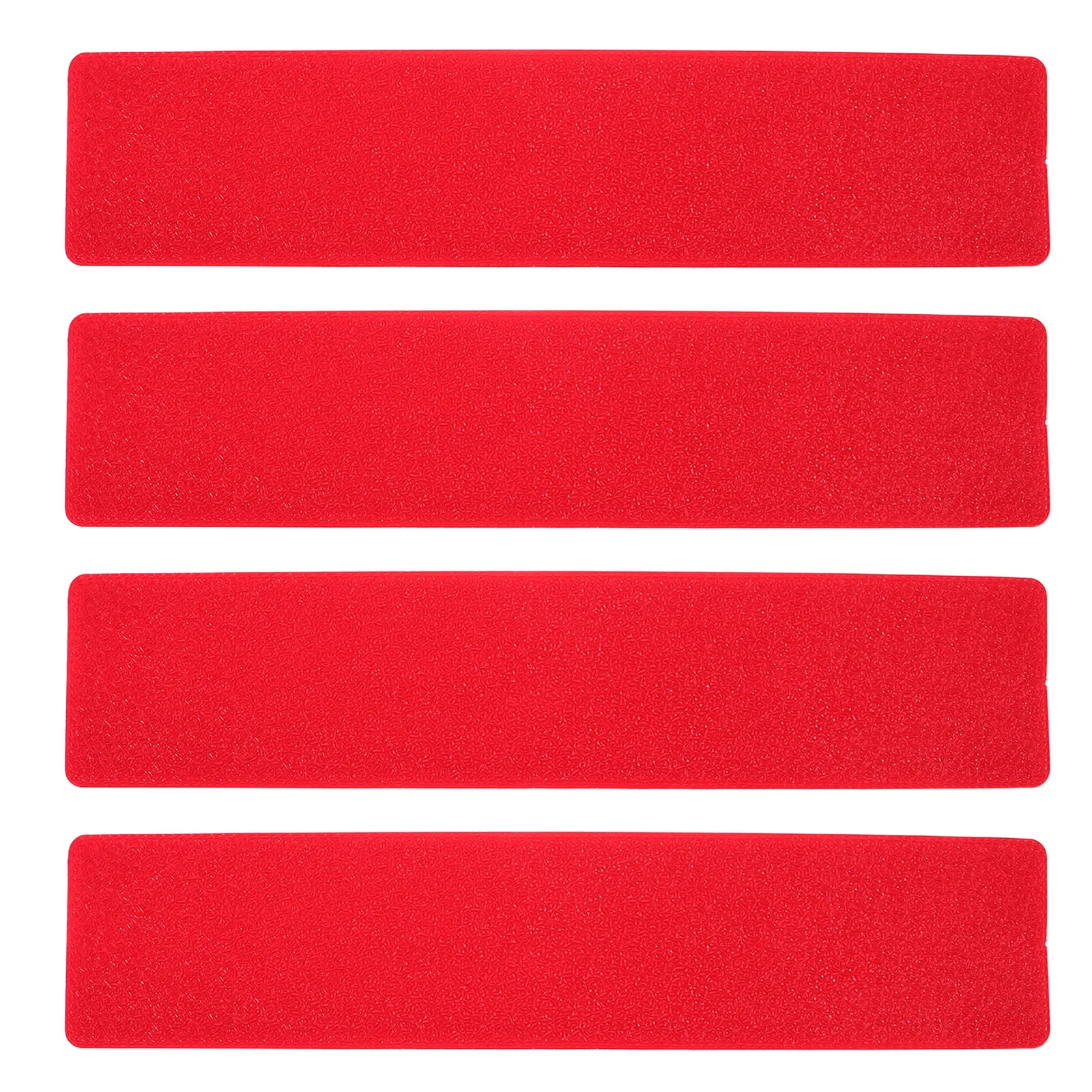 4Pcs Sports Marker Pads Red Rectangular Non Slip Flat Indoor Outdoor Soccer Tennis Football Court Accessories Field Markers