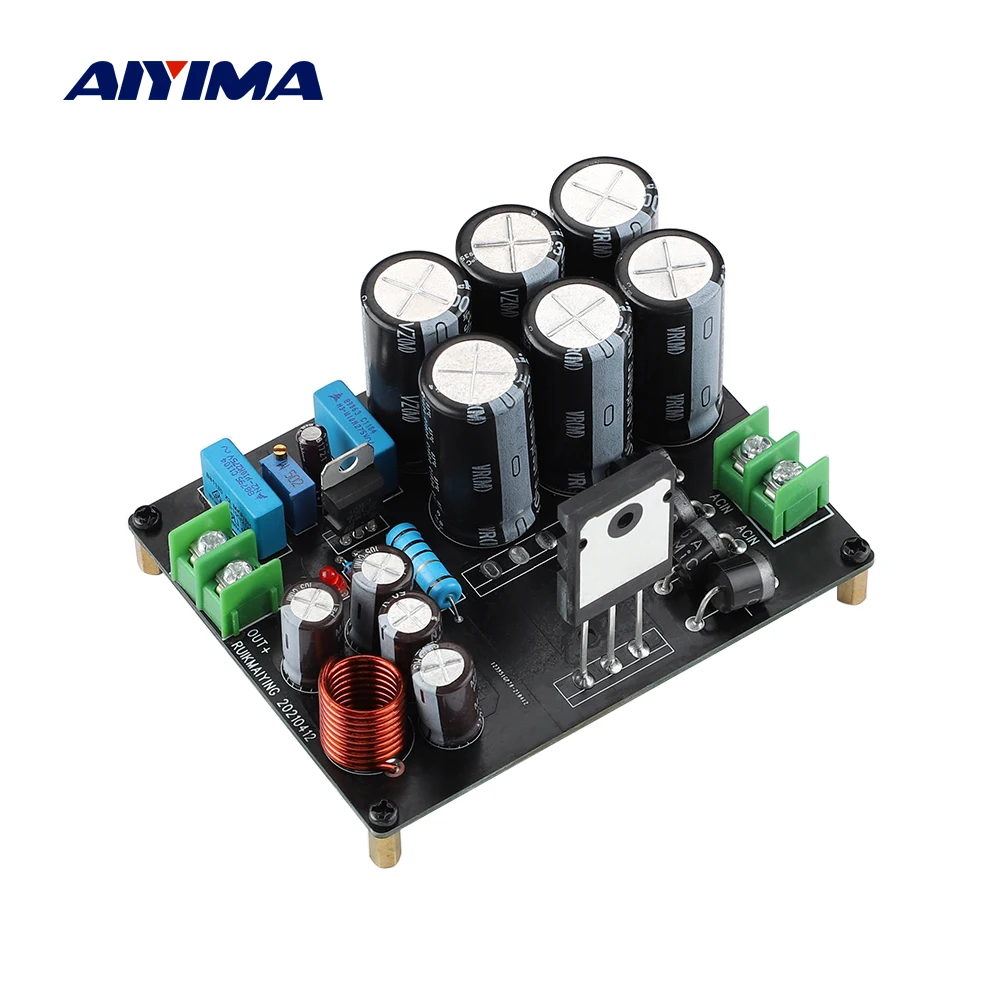 AIYIMA 10A 2SA1934 Adjustable Power Supply Board High Stability Linear Large Current Power Supply Low Noise DIY Power Amplifiers