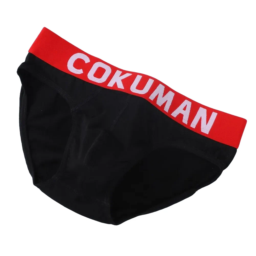 Briefs Sweat Absorption Black Cotton Bulge Pouch Adjustable Size Brand New Condition Classic Theme Simple Style