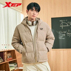 Xtep Down Jacket For Men And Women 2024 Winter Warm Soft Coat Trendy Retro Comfortable Tops 876427190042