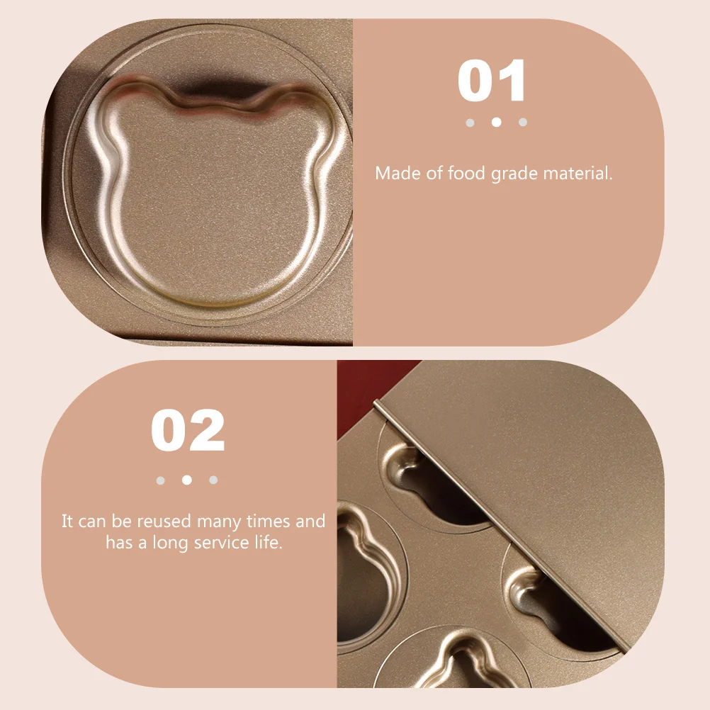 

Bread Mold Candy Baking Tools Pocket Pie Cake for Cupcake Molds Stainless Steel