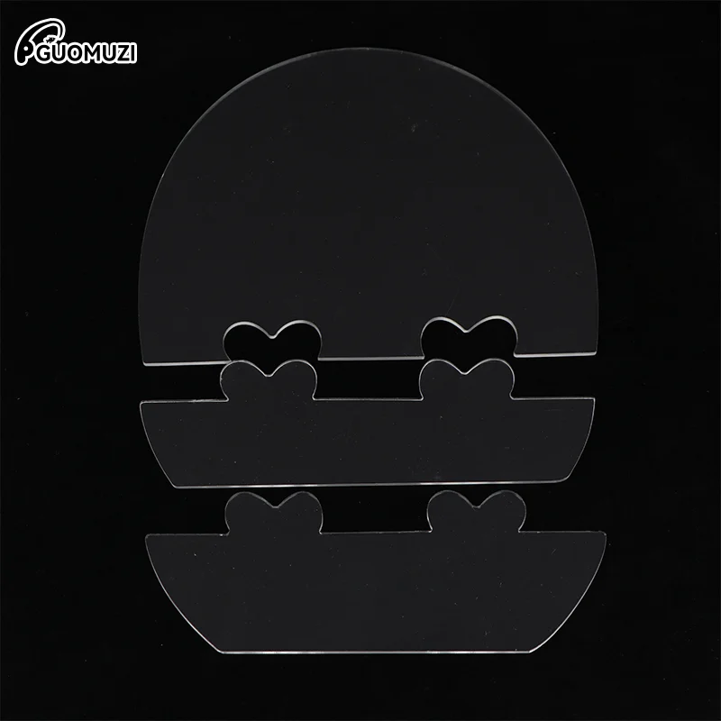 

3 шт./компл. акриловая лоскутная пластина для настольного тенниса, липкая наклейка, вспомогательный инструмент для наклеивания резиновых листов для настольного тенниса