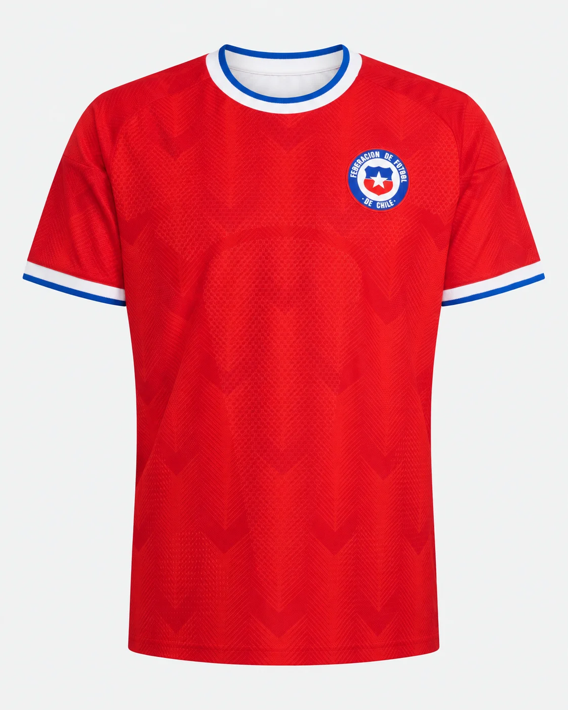 Chile 26-27 Home Soccer Jersey Red Men Crew Neck Short Sleeve Fan Match Training
