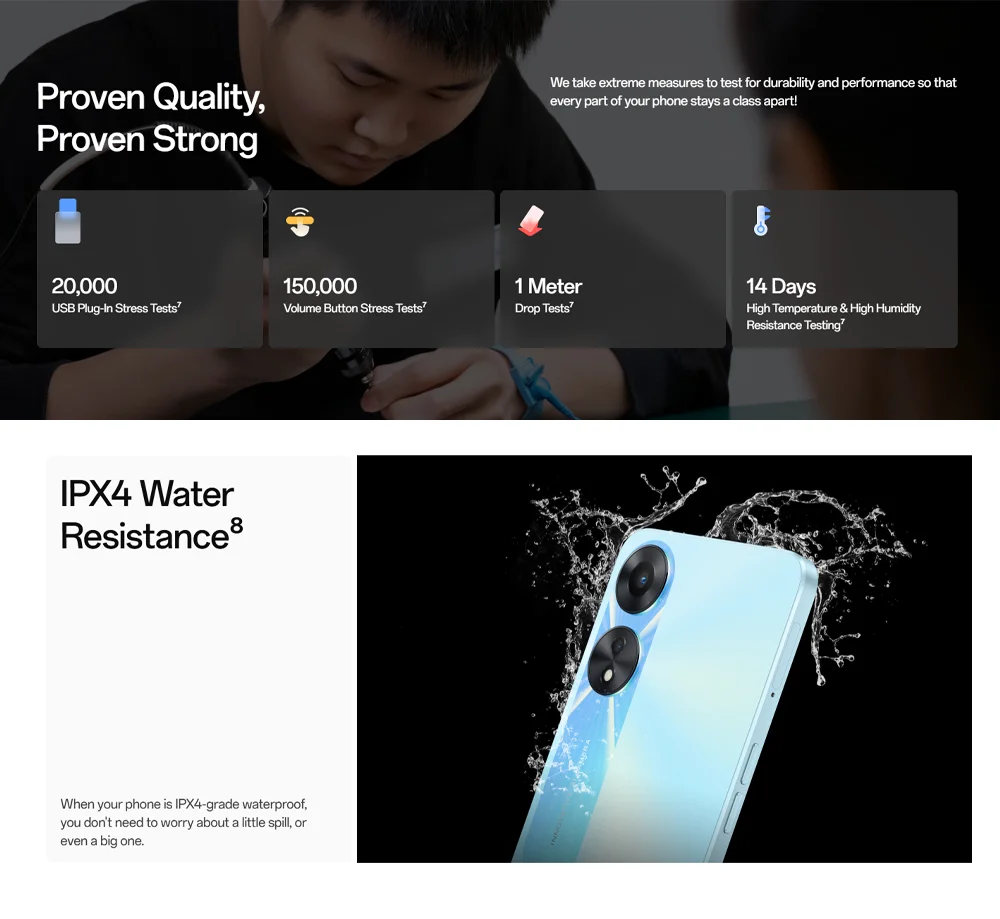 OPPO A78 6.56" Screen 5G LTE Smartphone 8GB+256GB 50MP AI Camera 5000mAh Big Battery 2026 Newest Dual SIM Android Mobile Phone
