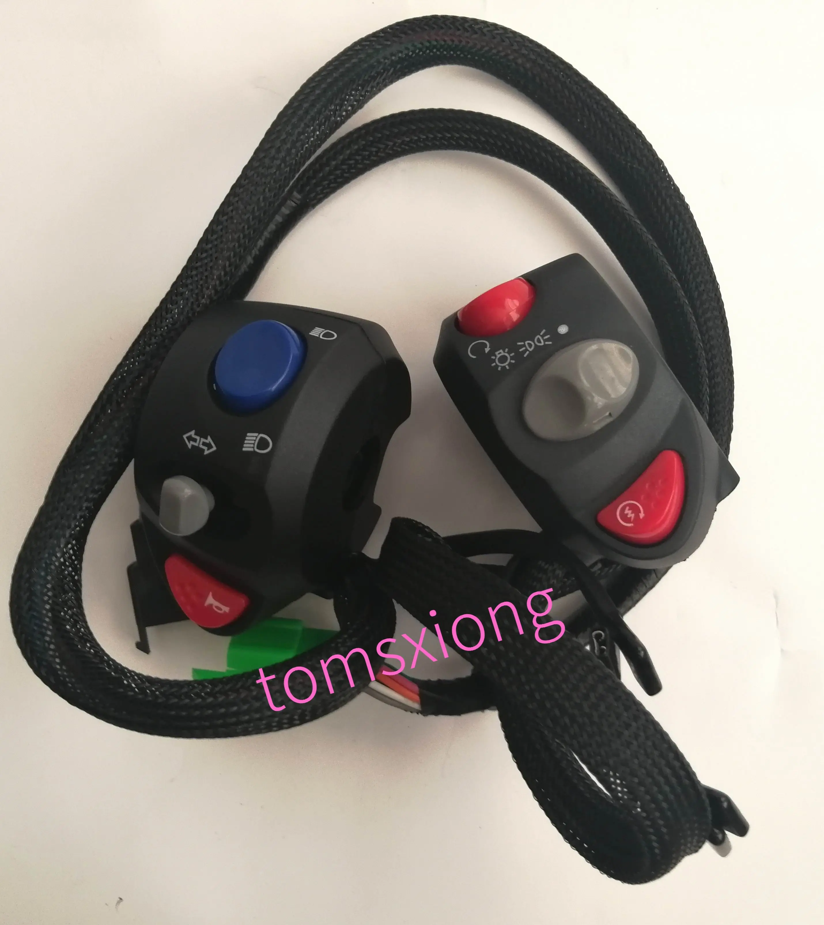 

1pcs For Lifan V16LF250-DLF250-E/V16S left and right handlebar switches horn switch starter switch gate handle holder
