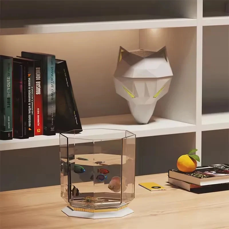 Warwolf Nebulizer Transparent 650ML Large Ultrasonic Humidifier LED Night Light Aroma Diffuser