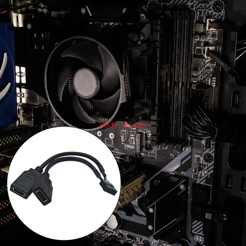 USB2.0 9pin tecla tipo e doble E Cable Convadores Tipo C cable Cable