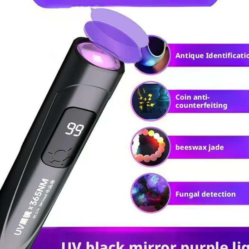 

Ultraviolet Light Vegetable Testing Lamp Money Detector Lamp Portable LED UV Light