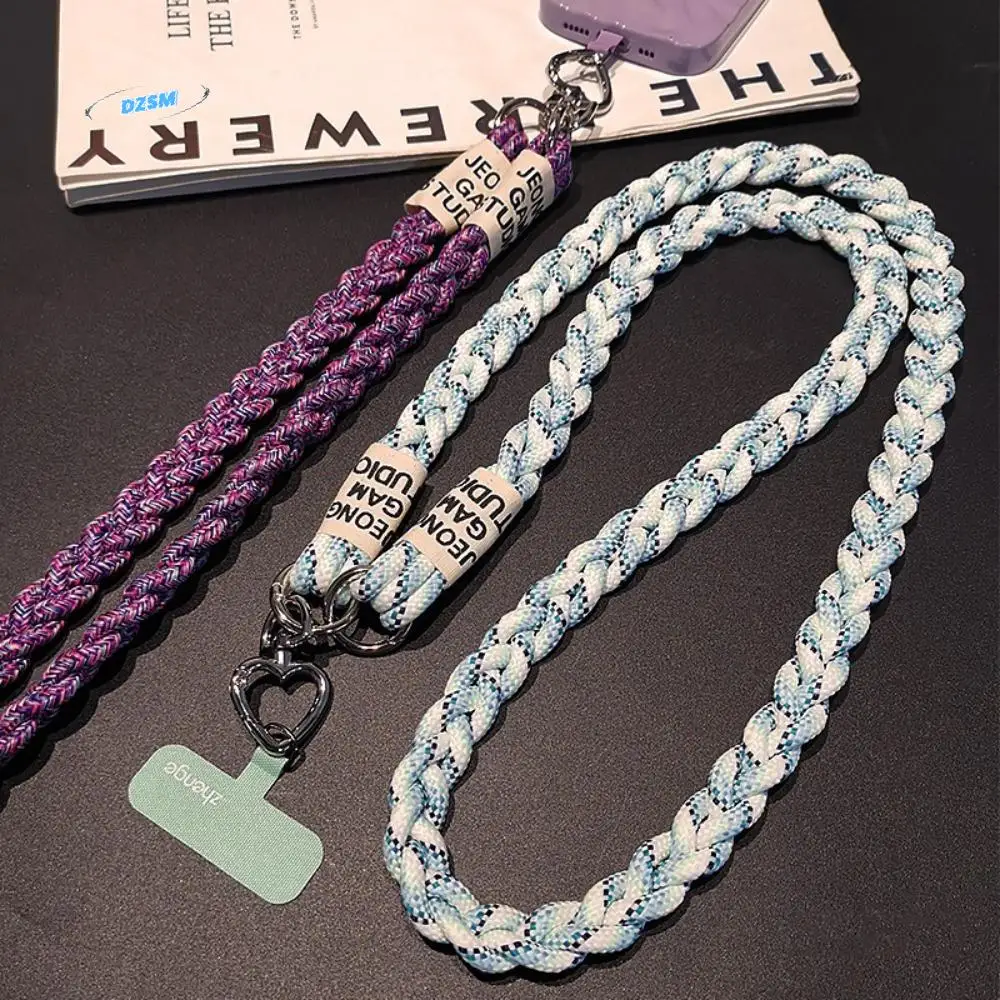 

Cartoon Keychain Crossbody Phone Strap Detachable Pendant Mobile Phone Lanyard Anti Lost Long Phone Neck Straps