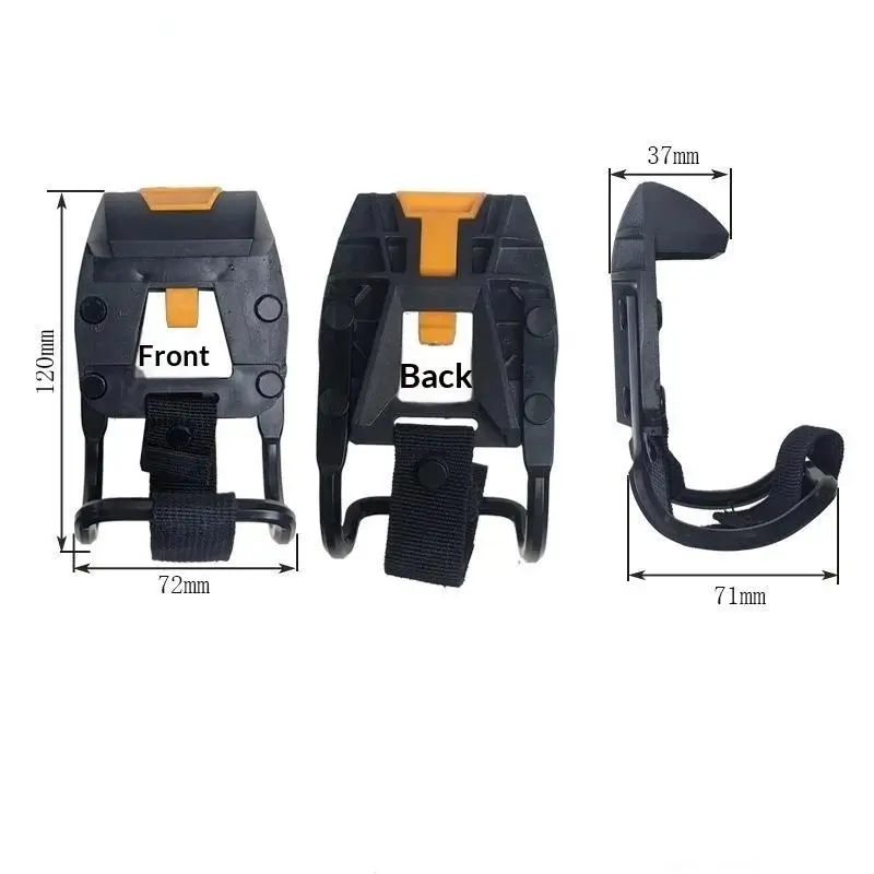ABS Quick Attach Tool Belt Buckle Replacement Clip Sturdy Fastener For Construction Tool Waist Bag Accessories
