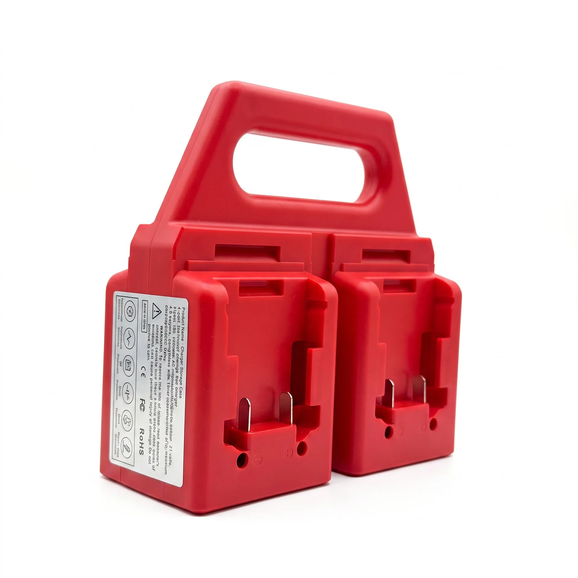 18V 21V Fast Charging Station for Batteries 4 Slot ABS Charger Holder Compatible with DCB200 DCB203 48111812 48111850