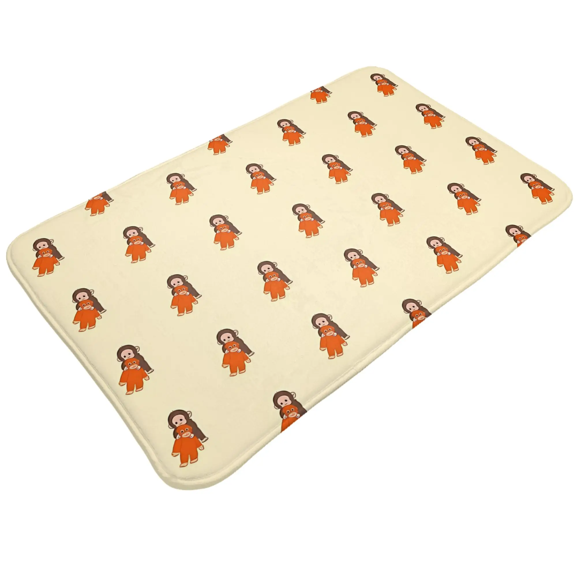 Punch the Monkey  Decorations Bedroom Mat Punch Monkey Doormat Kitchen Carpet Outdoor Rug Home Decor
