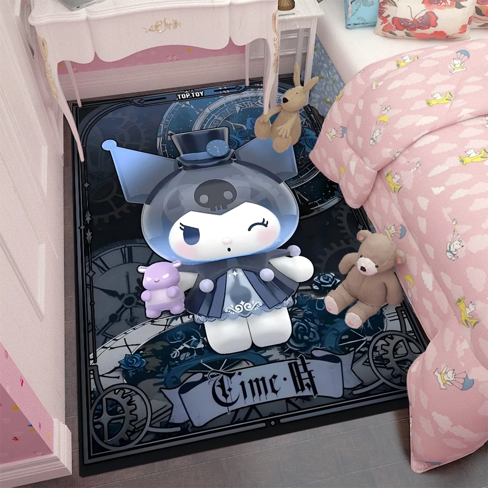 

MINISO Sanrio Series Witch Kulomi Carpet Rug for Living Room Bedroom Decoration Picnic Camp Kitchen Carpet Crawling Carpet Mat