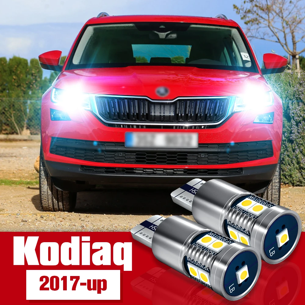 

2pcs LED Accessories Parking Light Bulb Clearance Lamp For Skoda Kodiaq 2017 2018 2019 2020