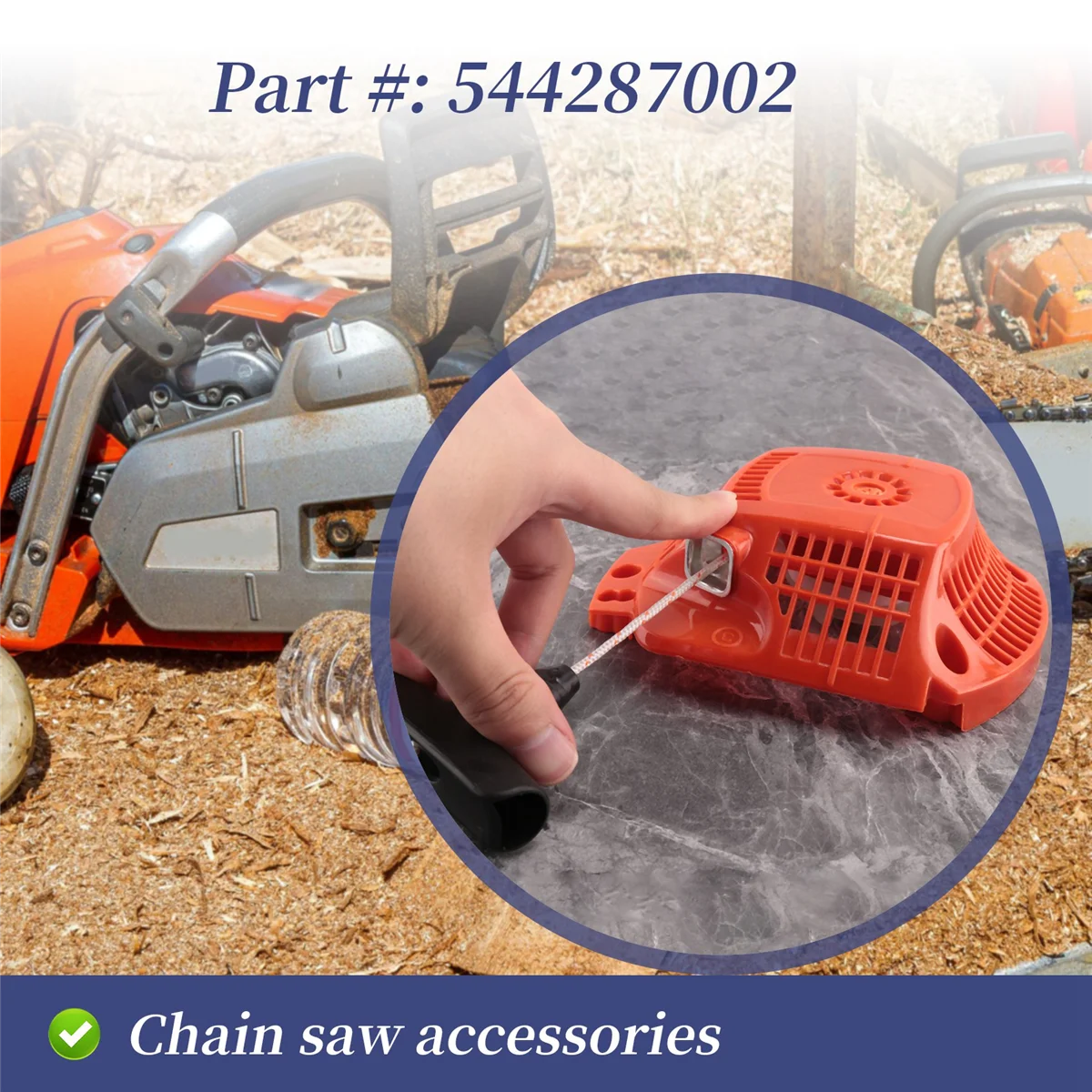 Сейчас в тренде, стартер с перемоткой для бензопилы Husqvarna 435 435E 440 440E 544287002