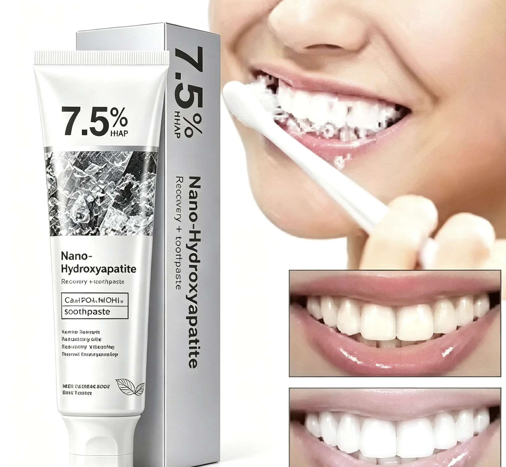 Gum Repair Toothpaste Plaque Caries Removal Protect Gingiva Treat Bad Breath Fade Tooth Stain Deep Clean Brightening Toothpaste
