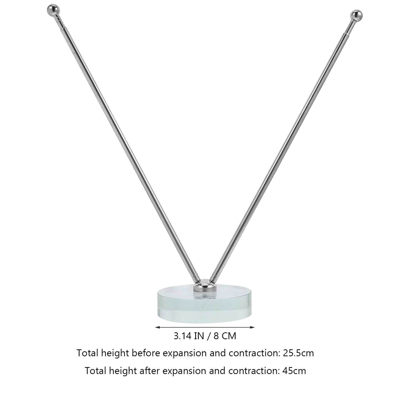 

1Pcs Office Desk Flag Pole Holder Stainless Steel Flag Base for Small Flags and Displays