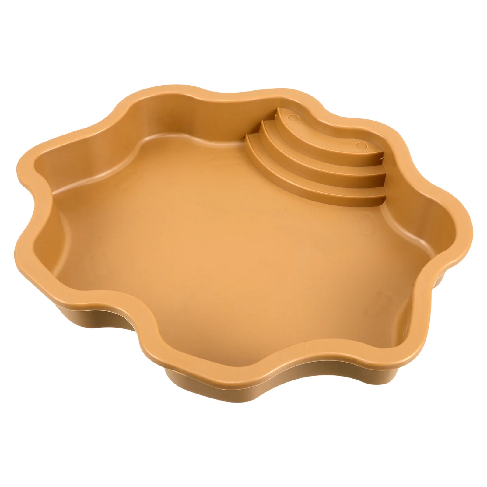 

Reptile Bathing Pool Water Dish Turtle Pond Feeding Bowl Durable Plastic Food Water Tray Gecko Lizard Habitat Accessory