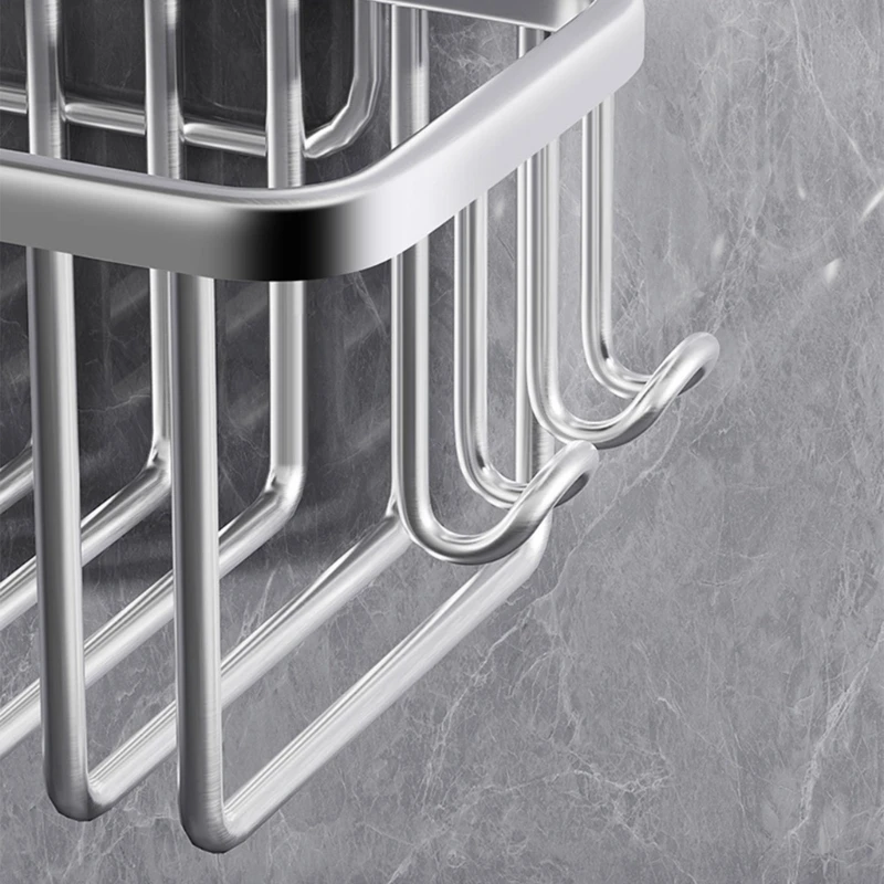 Organizador soporte para ducha y champú, almacenamiento colgante para baño, fácil instalación