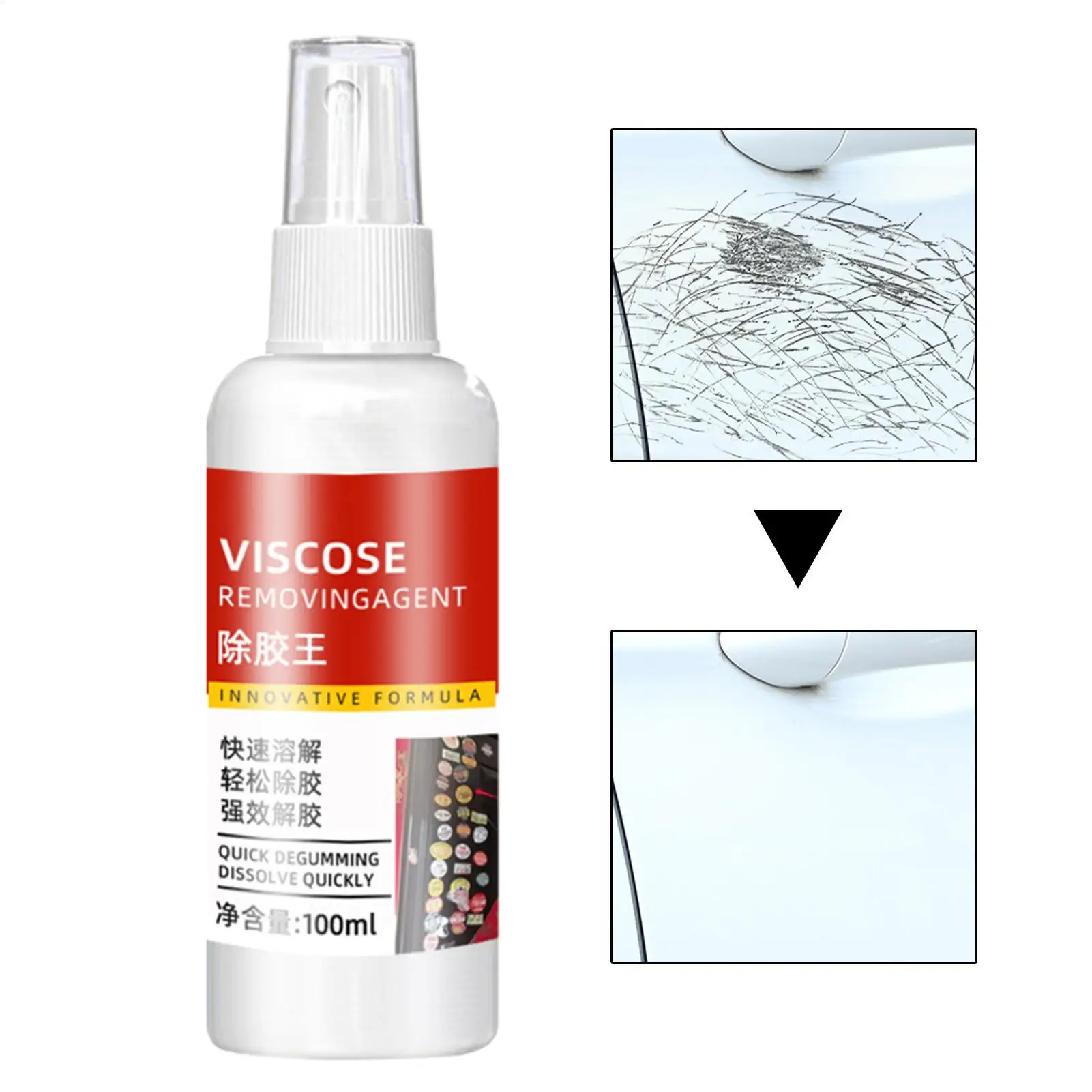 

100ml Adhesive Remover Spray Gentle Cleaning Agent Poster Self Adhesive Cleaner Double Sided Glue Removal Liquid Spray