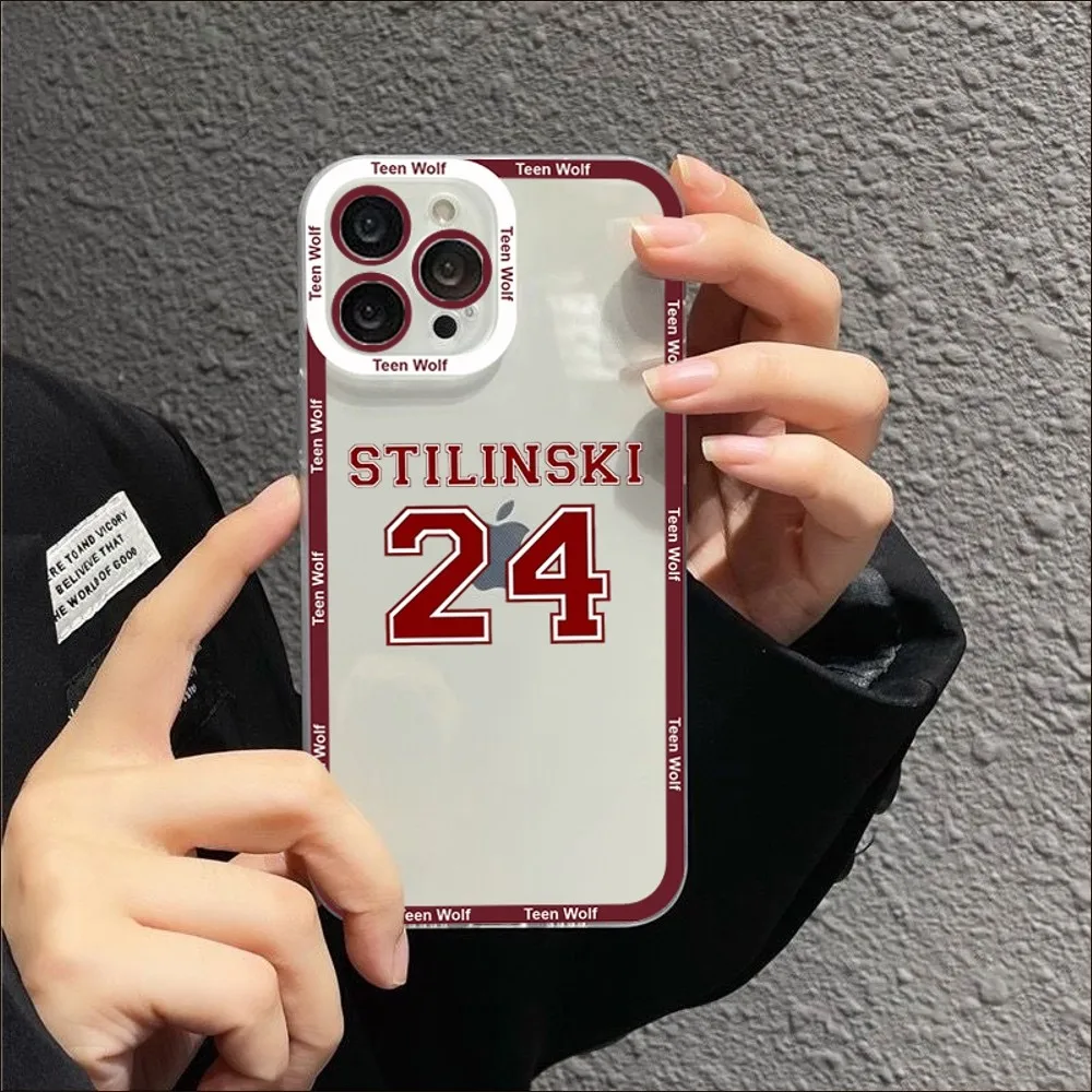 Teen Wolf TV Show Phone Case For iPhone 14 13 12 11 Pro Max Mini X Xs XR 6 7 8 Plus SE 2020 Transparent Case