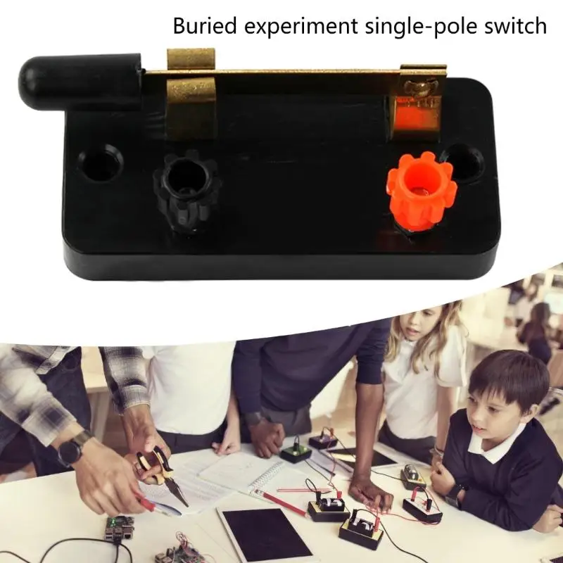 T5EA 10pcs مفاتيح رمي واحد مفاتيح التجريب الإلكترونية للتدريس الفصول الدراسية فيزياء