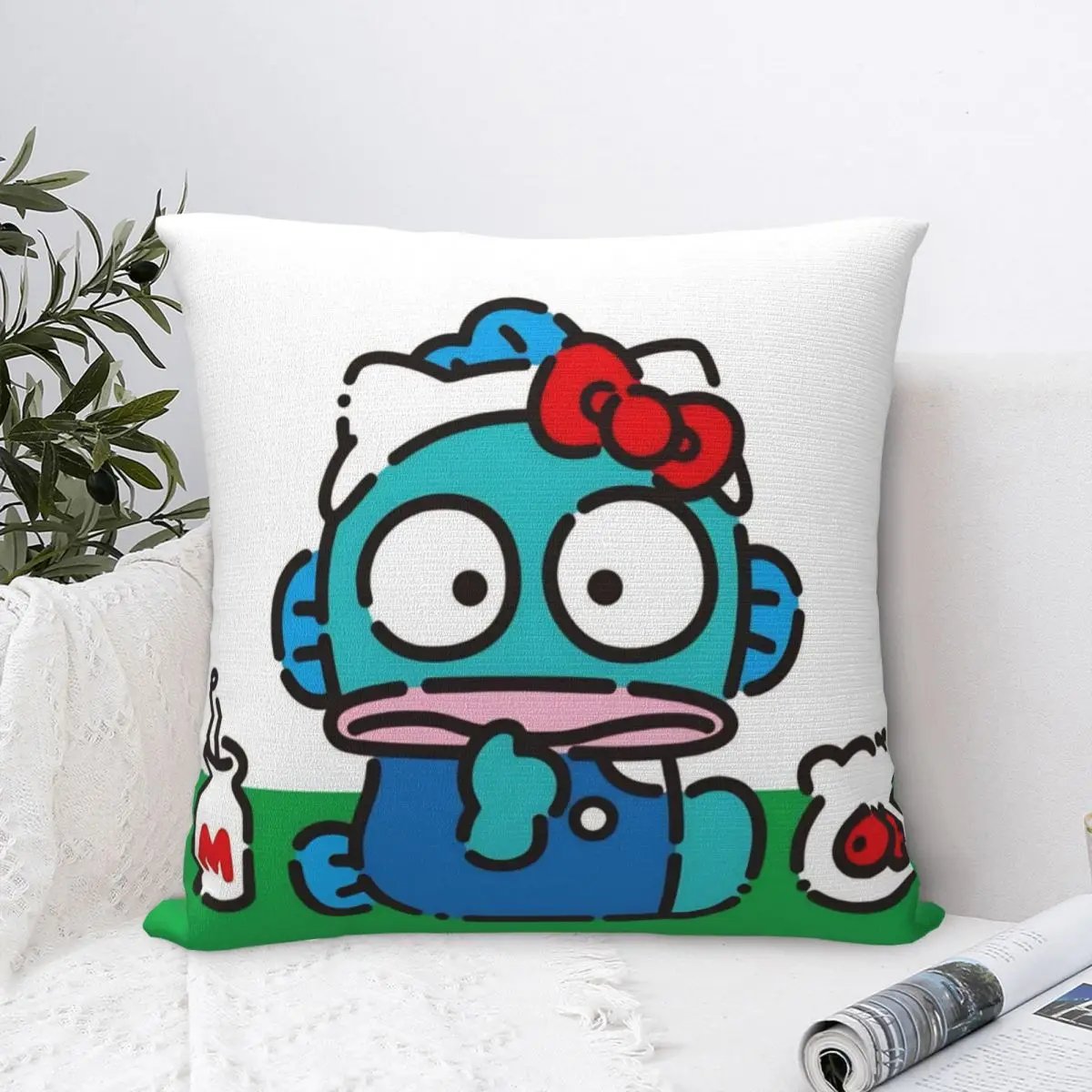Hangyodon المخدة الطباعة النسيج غطاء الوسادة هدية كيس وسادة غطاء المنزل دروبشيبينغ 40*40 سنتيمتر