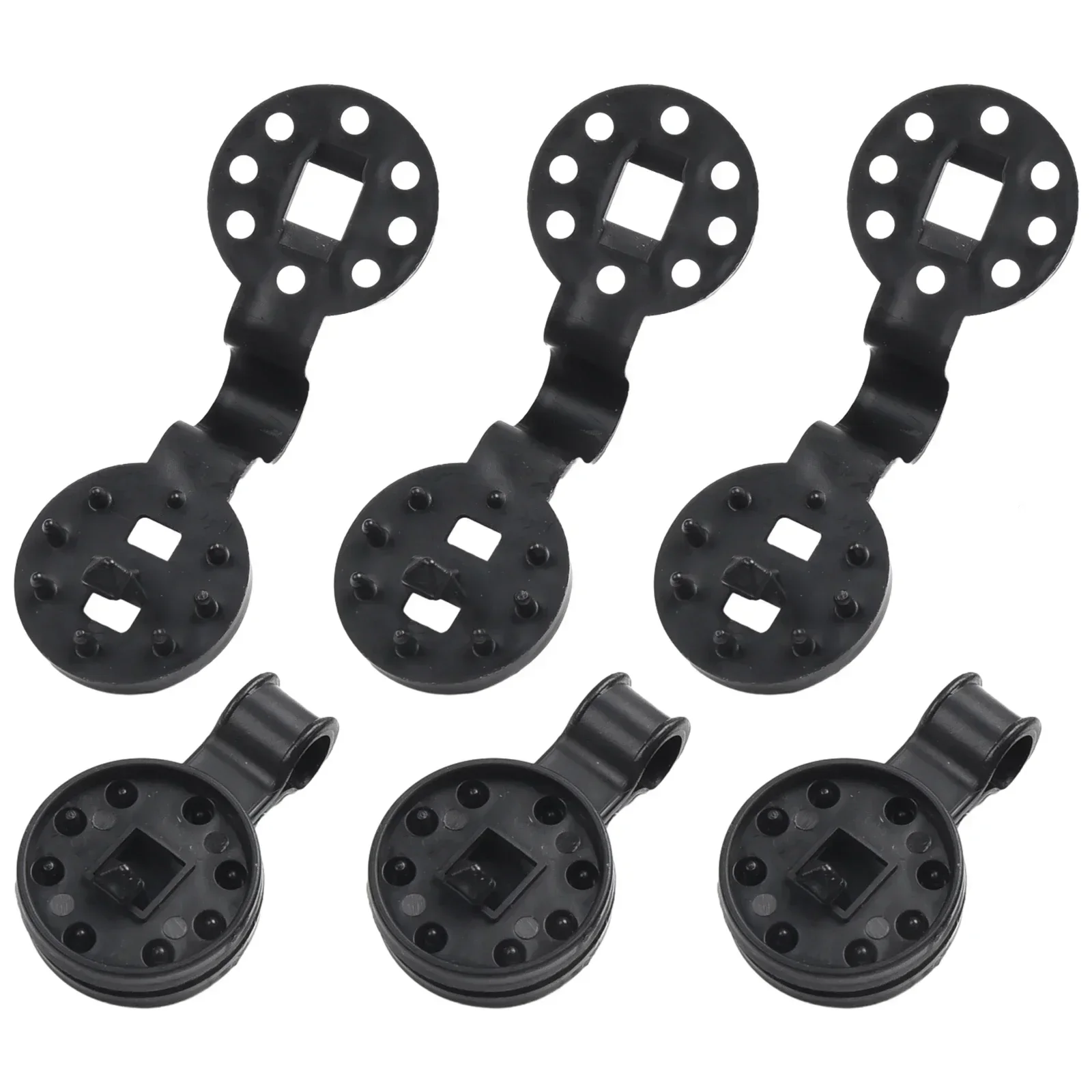 50pcs Sun Shade Net Cloth Plastic Clips Sturdy Heavy Duty Lock Grip Fix Clamp Net Hook Holder Breeding Greenhouse    New