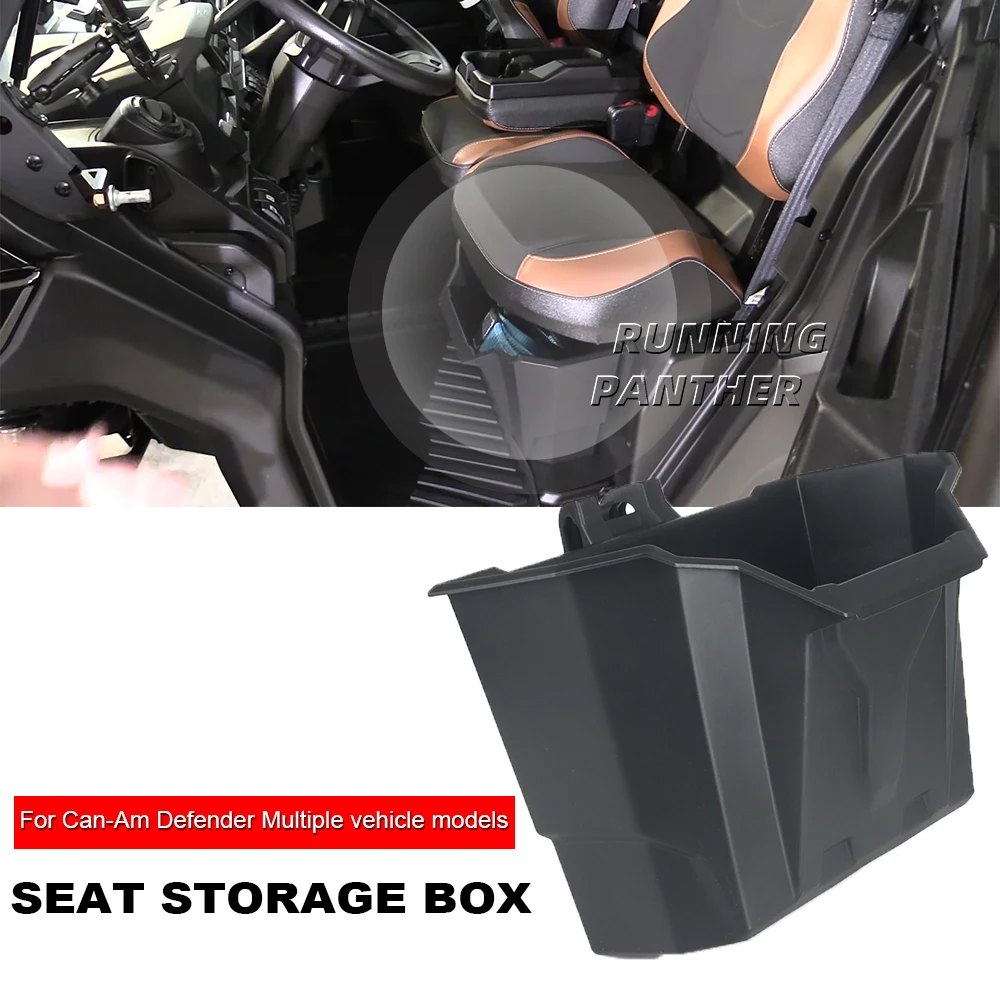 

motorcycle accessories for Can Am Defender MAX 2016-2025 HD5 HD7 HD8 HD9 HD10 UTV Removable Under Seat Storage Box Cooler Bag